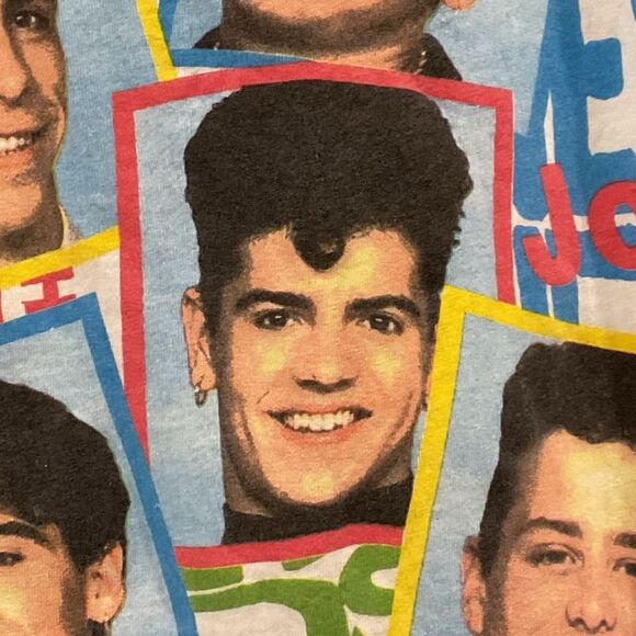 Vintage 1990 New Kids on the Block Tour T-Shirt. Size Large - Picture 5 of 9